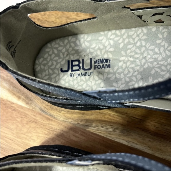 JBU by Jambu bellerose blue Mary Jane SlipOn Vegan Leather Women's 9 M Sandals - Picture 6 of 11